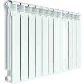 Радиатор алюминиевый RIFAR ALUM VENTIL 500 VL 12 секции нижнее левое подключение (белый RAL 9016)