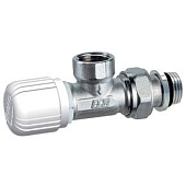 Угловой терморегулирующийся вентиль FAR с горизонтальной буксой (EPDM) 1/2