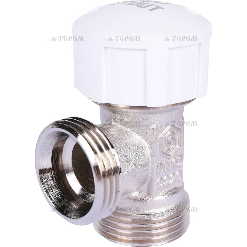 STOUT Клапан термостатический угловой, 1/2\" х 3/4\"ЕК – купить в Москве ...