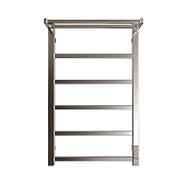 Полотенцесушитель STOUT электрический JAZZ quadro 80*50 Полированный с полкой