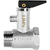 Предохранительный клапан ROMMER для водонагревателя 8 бар 1/2