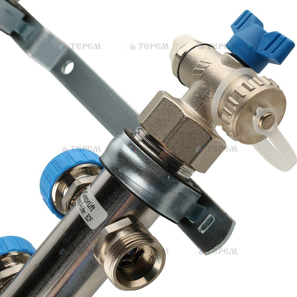 REHAU Распределительный коллектор HKV-D на 10 контуров (нерж .сталь ...