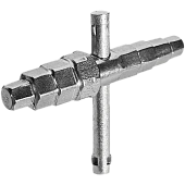 Ключ шестигранный STOUT для фитингов и разъемных соединений американка 12-24 мм размер