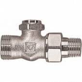 Соединитель для радиатора HERZ с уплотнением сфера-конус, проходной 1/2 x 3/4 EK