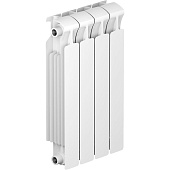 Радиатор биметаллический RIFAR MONOLIT 500 4 секции боковое подключение (белый RAL 9016)