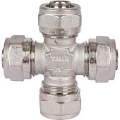 Крестовина TIEMME (16х2.0) для металлопластиковых труб винтовой