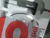 Уцененный товар (скол ламели крайней секции): Радиатор биметаллический ROMMER Plus BM 200 10 секций боковое подключение (RAL9016)