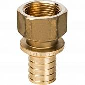 Переходник STOUT с внутренней резьбой 32xG 1 для труб из сшитого полиэтилена аксиальный